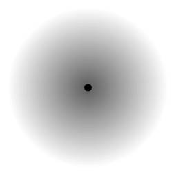 Concentric grey circles