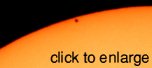 Transit of Mercury - click to enlarge